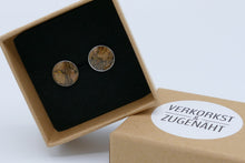 Lade das Bild in den Galerie-Viewer, Kork-Ohrringe Silber