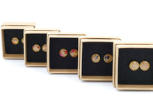 Lade das Bild in den Galerie-Viewer, Kork-Ohrringe Gold