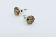 Lade das Bild in den Galerie-Viewer, Kork-Ohrstecker Silber 6mm
