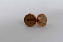 Lade das Bild in den Galerie-Viewer, Kork-Ohrringe Rosegold